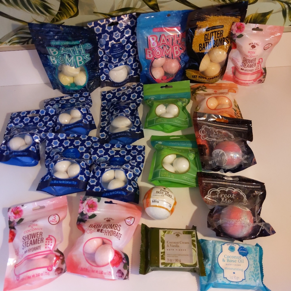 20 PKG BOLERO OF BEVERLY HILLS BATH BOMS